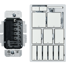 Control4® Contemporary 120V Keypad Dimmer - White                                                                              