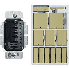 Control4® Contemporary 227V Keypad Dimmer - Ivory                                                                              