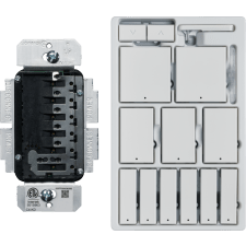 Control4® Contemporary 227V Keypad Dimmer - Snow White