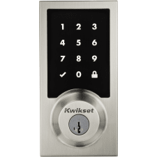 Kwikset SmartCode 916 Contemporary Touchscreen Deadbolt - Satin Nickel 