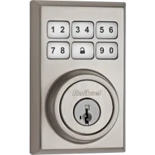 Kwikset SmartCode 910 Keyless Entry Contemporary Deadbolt - Satin Nickel 