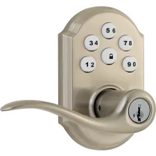 Kwikset SmartCode 912 Keyless Entry Lever - Satin Nickel 