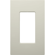Control4® Contemporary 1 Gang Essential Faceplate - Biscuit                                                                    