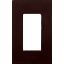 Control4® Contemporary 1 Gang Essential Faceplate - Brown