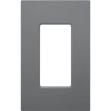 Control4® Contemporary 1 Gang Essential Faceplate - Gray 