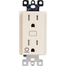 Control4® 120V Receptacle Outlet Switch - Biscuit 