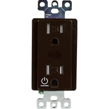 Control4® 120V Receptacle Outlet Switch - Brown 