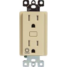 Control4® 120V Receptacle Outlet Switch - Ivory 