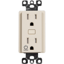 Control4® 120V Receptacle Outlet Switch - Light Almond 