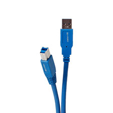 Binary™ USB 3.0 A Male to B Male Cable - 13.12 Ft (4 M) 