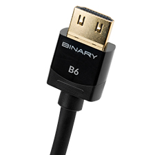 deleyCON 6m HDMI-Kabel 2.0a/b - High Speed med Ethernet - UHD 2160p 4K@60Hz  4:4:4 HDR HDCP 2.2 ARC CEC Ethernet 18Gbps 3D Full HD 1080p Dolby - Svart