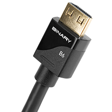 Binaryâ¢ B6 Series 4K Ultra HD Premium Certified High Speed HDMIÂ® Cable with GripTekâ¢ - .3m (1 ft) 