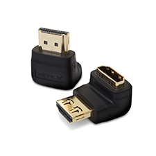 Binary™ B6 Series GripTek™ HDMI® Adapter 90° Up - Pack of 5 