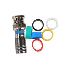 Binary™ BNC Male Compression Connector for RG6 Quadshield - 75 Ohm (Bag of 20) 