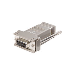 Wirepath™ DB9 Female to RJ45 Modular Adapter with Null Modem Pinout 