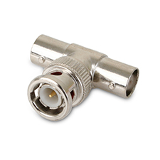 Dolphin Components BNC Female-Male-Female T-Adapter - Pack of 10 