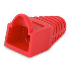 Dolphin Components RJ45 Boots - (Red | Pack of 100) 