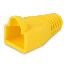 Dolphin Components RJ45 Boots - (Yellow | Pack of 100) 