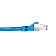 Wirepath™ CAT6 Shielded Ethernet Patch Cable - 1ft  (Blue | Pack of 5) 