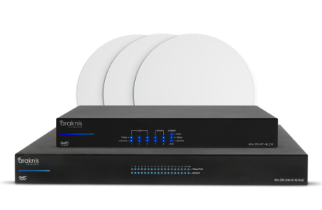 Family shot of Araknis routers and Waps