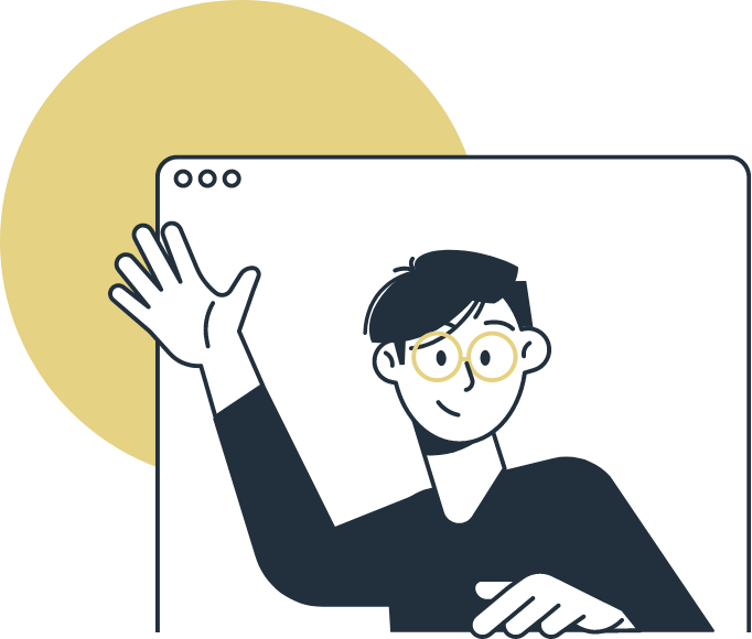 male graphic waving