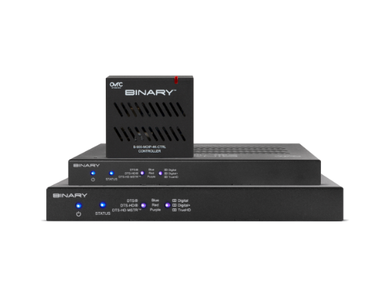 Binary MoIP transmitter, reciever and controller