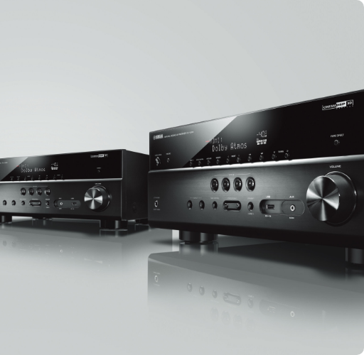 Set of AV receivers