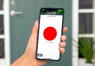 Smartphone showing Connected app