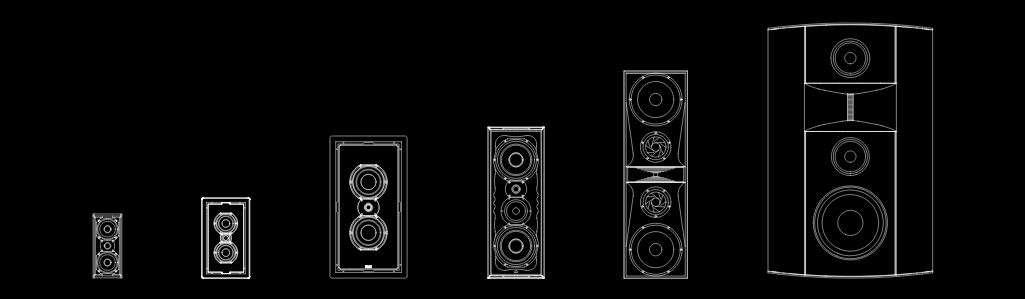 Triad home theater speakers