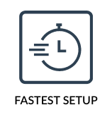 Fastest setup icon