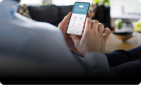 Parasol app on a mobile device