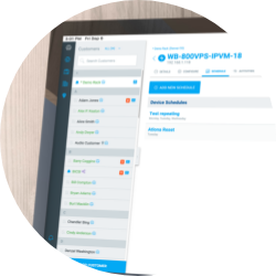 Snippet of the OvrC dashboard