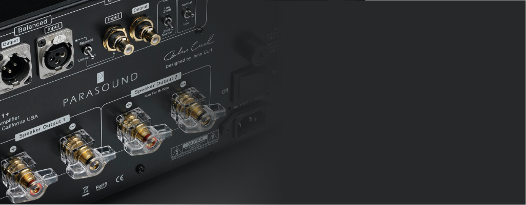 mobile version of the high end section for parasound