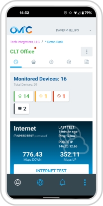 OvrC system health dashboards