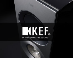 KEF speaker and logo