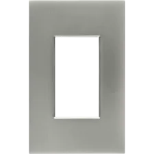Control4® Contemporary 1 Gang Faceplate - Matte Stainless