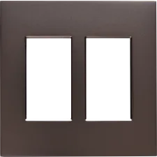 Control4® Contemporary 2 Gang Faceplate - Satin Nickel 