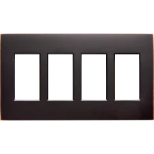 Control4® Contemporary 4 Gang Faceplate - Venetian Bronze                                                                      