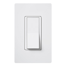 Lutron® Diva Dual-Voltage 3-Way Switch - (White | Gloss)