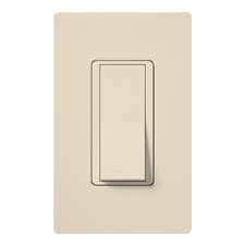 Lutron® Diva Dual-Voltage 4-Way Switch With Nightlight - (Light Almond | Gloss)                                                