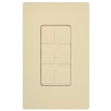 Lutron® 6-Port Frame - (Ivory | Gloss)