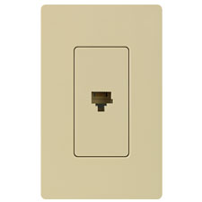 Lutron® Phone Jack - (Ivory | Gloss)