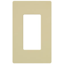 Lutron® Claro 1-Gang Wallplate - (Ivory | Gloss)                                                                               