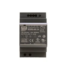 Mean Well DIN Rail 60 Watt 24V Power Supply | Snap One Mean Well DIN Rail 60 Watt 24V Power Supply | Snap One