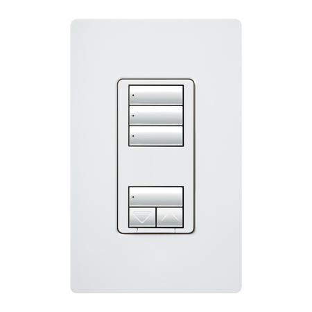 Lutron RadioRA 2 seeTouch LED+ Hybrid Keypad - 3 Scene with Raise/Lower 