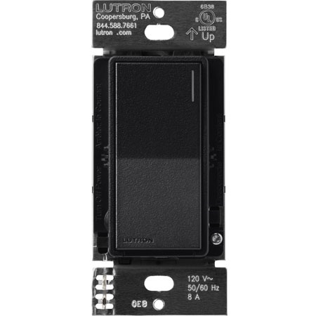 Lutron RadioRA 3 Sunnata RF Neutral Switch | Midnight                                                                           