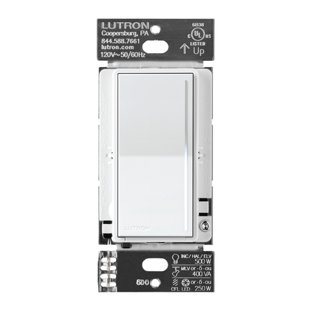 Lutron RadioRA 3 Sunnata RF PRO LED+ Touch Dimmer Switch, 250W | White 