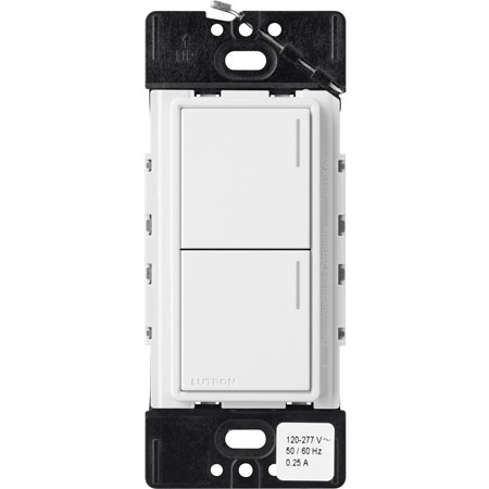 Lutron RadioRA 3 Sunnata RF 2-Button Keypad | Snow                                                                              