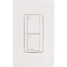 Lutron Caséta Switch for Light/Fan Control (White | Gloss) 