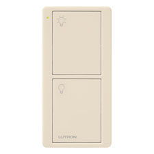 Lutron® Pico 2-Button Light Remote - (Light Almond | Gloss) 